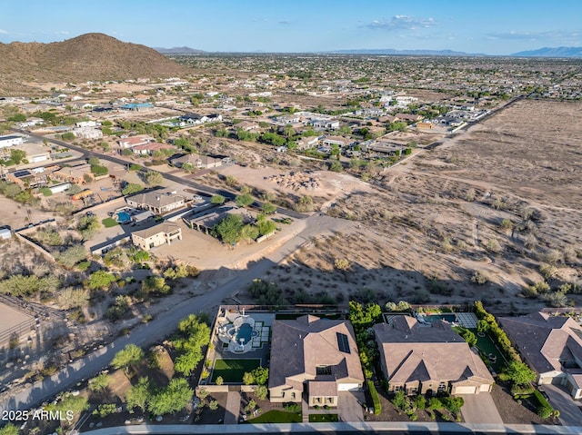 9527 W Whitehorn Way, Peoria, AZ 85383 - aerial view of property and surrounding area featuring nearby suburban area and mountains