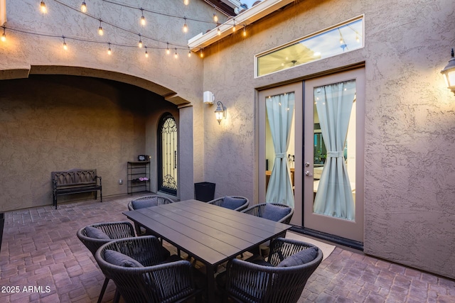 9527 W Whitehorn Way, Peoria, AZ 85383 - view of patio with french doors and outdoor dining area