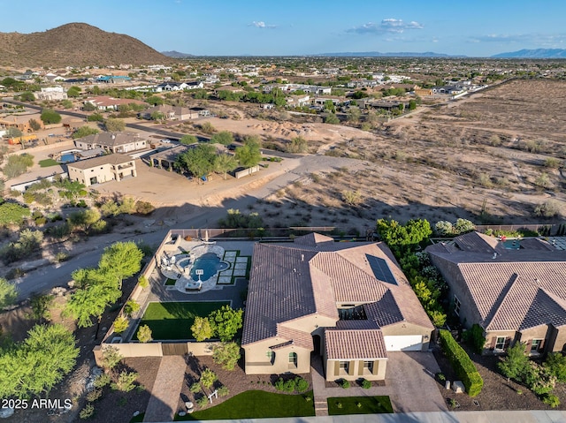 9527 W Whitehorn Way, Peoria, AZ 85383 - aerial view of residential area featuring mountains