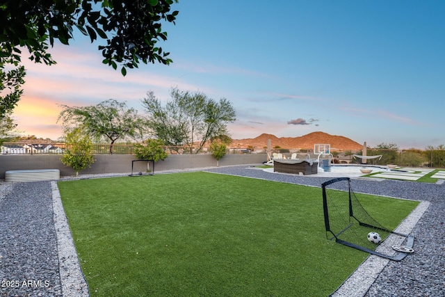 9527 W Whitehorn Way, Peoria, AZ 85383 - view of yard with a patio area and a swimming pool