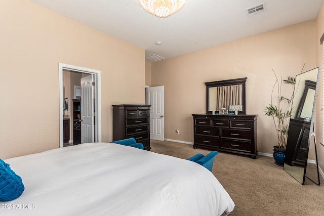 bedroom featuring carpet flooring