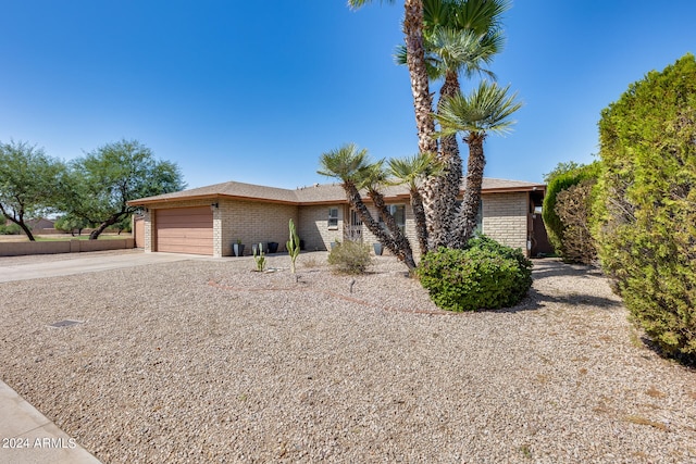 ranch-style house with a garage