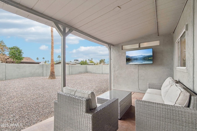 5119 E Shaw Butte Dr, Scottsdale, AZ 85254 - view of patio / terrace with a fenced backyard