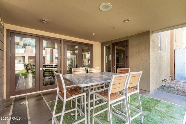 view of patio / terrace with french doors