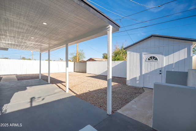 1135 E 4th St, Casa Grande, AZ 85122 - fenced backyard with a patio area