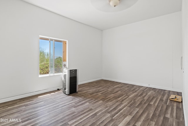 33519 N 62nd St, Cave Creek, AZ 85331 - unfurnished room with baseboards, wood finished floors, and ceiling fan