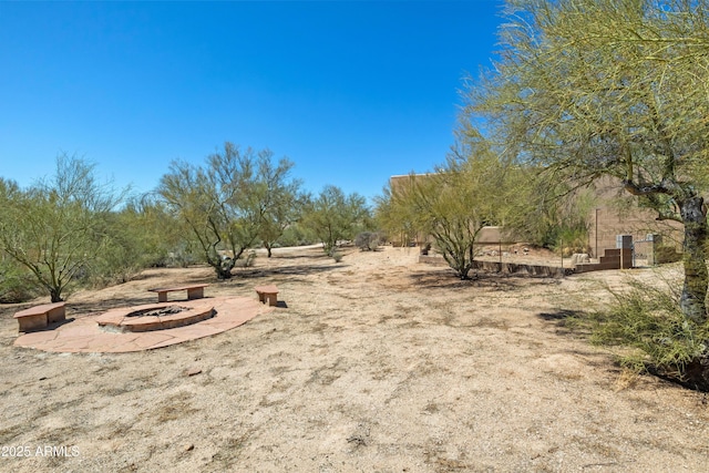 33519 N 62nd St, Cave Creek, AZ 85331 - view of yard with a fire pit