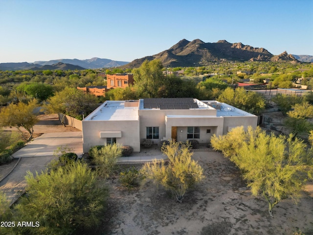 33519 N 62nd St, Cave Creek, AZ 85331 - view of front of house featuring a mountain view and stucco siding