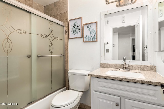 4013 E Delta Cir, Mesa, AZ 85206 - bathroom with vanity and shower / bath combination with glass door