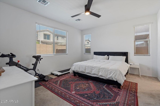 6313 N 68th Dr, Glendale, AZ 85303 - bedroom featuring carpet flooring and a ceiling fan
