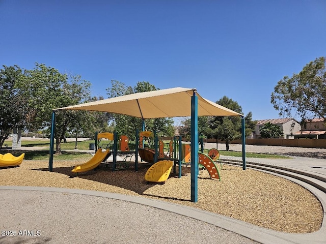 view of communal playground