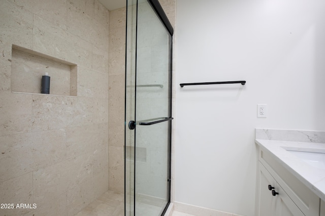 4525 N 66th St Unit 95, Scottsdale, AZ 85251 - full bathroom featuring a shower stall and vanity