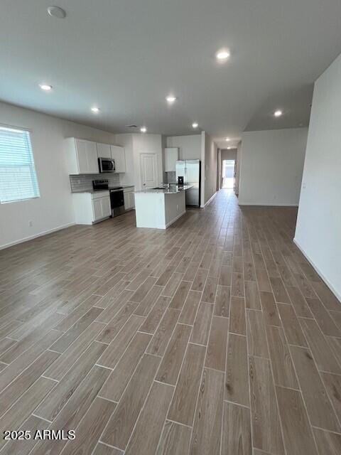 view of unfurnished living room