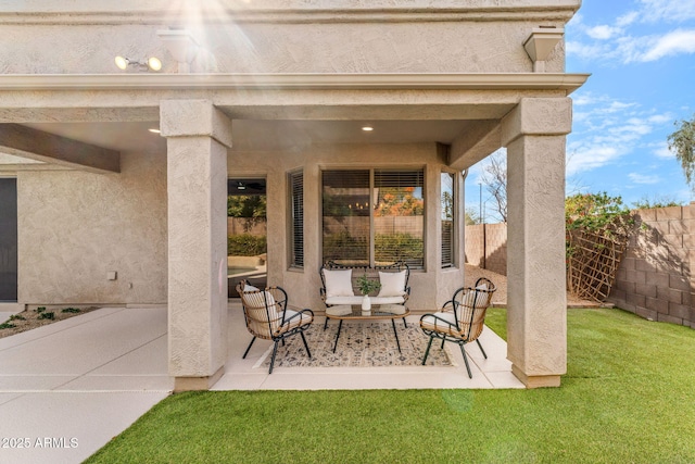 view of patio