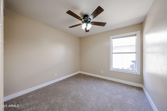 3897 E Douglas Loop, Gilbert, AZ 85234 - spare room with carpet flooring and ceiling fan