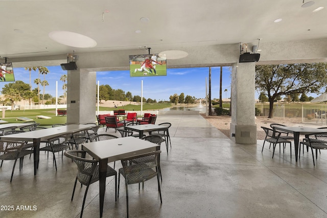 10609 E Cedar Waxwing Dr, Sun Lakes, AZ 85248 - view of patio / terrace featuring outdoor dining area
