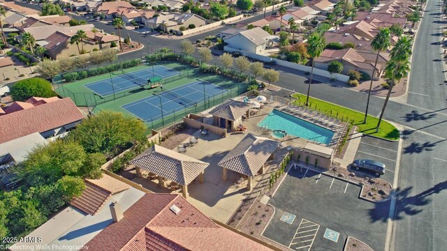 10609 E Cedar Waxwing Dr, Sun Lakes, AZ 85248 - aerial view featuring a residential view