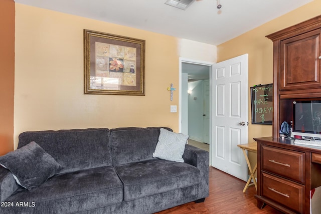 3136 W Sunnyside Ave, Phoenix, AZ 85029 - living room with dark wood-type flooring