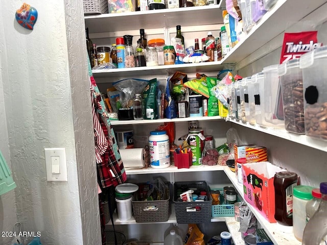 view of pantry