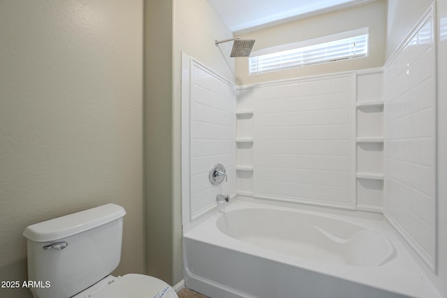 bathroom with  shower combination and toilet