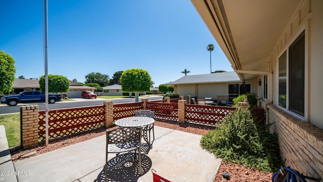 view of patio