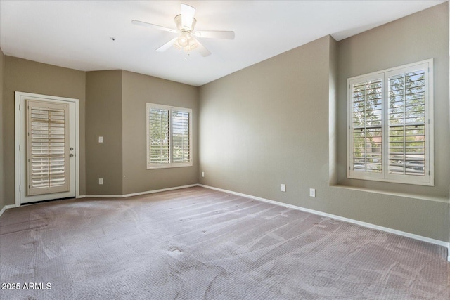 9600 N 96th St Unit 263, Scottsdale, AZ 85258 - carpeted empty room with ceiling fan and baseboards