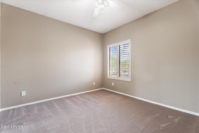 9600 N 96th St Unit 263, Scottsdale, AZ 85258 - carpeted empty room with ceiling fan and baseboards