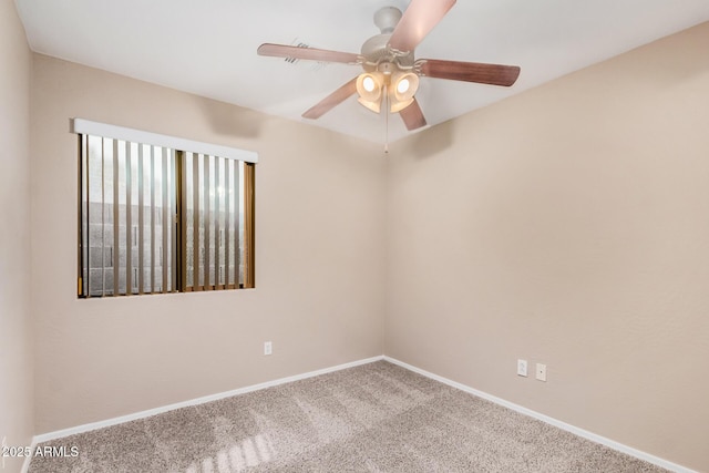 3719 W Carson Rd, Phoenix, AZ 85041 - carpeted spare room with a ceiling fan and baseboards
