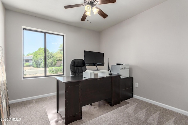 6417 E Kings Ave, Scottsdale, AZ 85254 - office space with carpet floors and ceiling fan