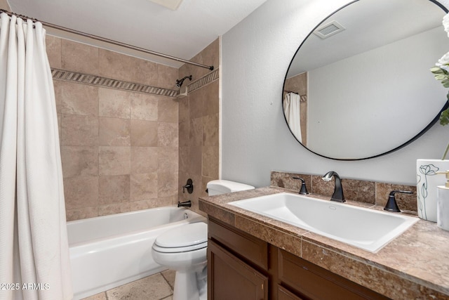 6417 E Kings Ave, Scottsdale, AZ 85254 - full bathroom featuring shower / bath combo with shower curtain and vanity