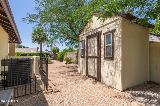 6417 E Kings Ave, Scottsdale, AZ 85254 - view of shed with a fenced backyard