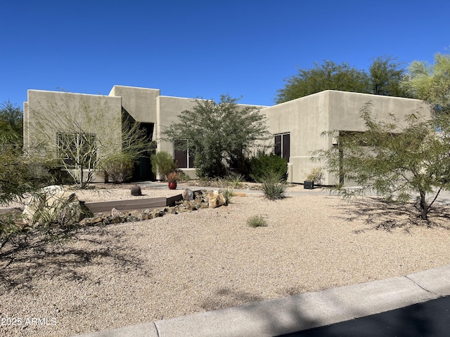 view of pueblo-style home