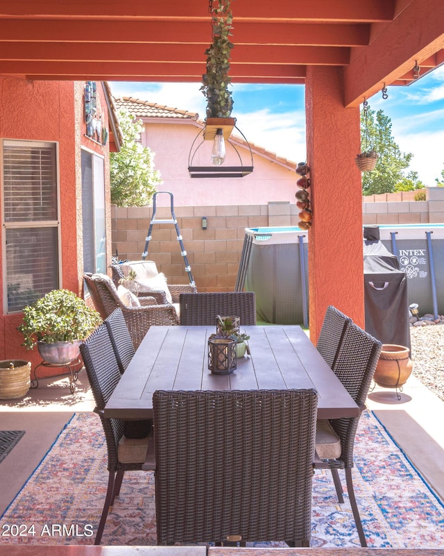 view of patio