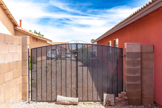 view of gate