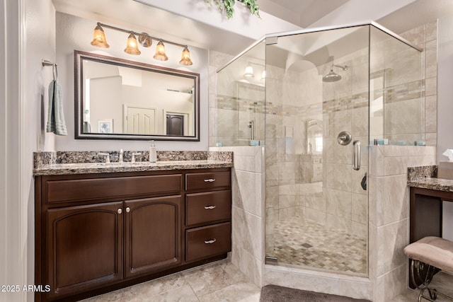 7648 W Mauna Loa Ln, Peoria, AZ 85381 - full bathroom with vanity and a stall shower