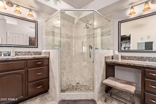 7648 W Mauna Loa Ln, Peoria, AZ 85381 - bathroom featuring vanity and a shower stall