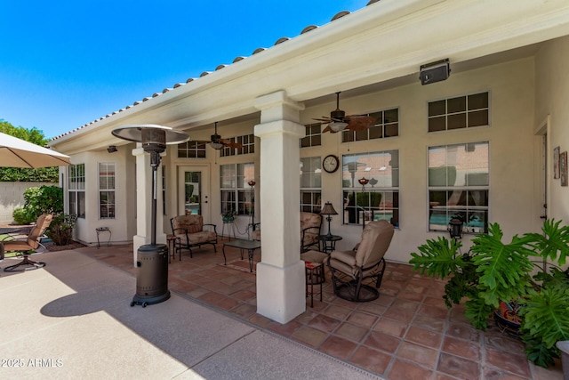 7648 W Mauna Loa Ln, Peoria, AZ 85381 - view of patio featuring ceiling fan