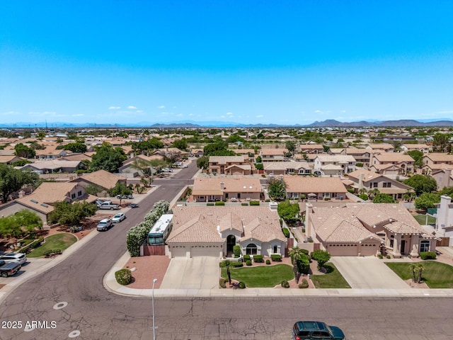 7648 W Mauna Loa Ln, Peoria, AZ 85381 - aerial view of residential area with mountains