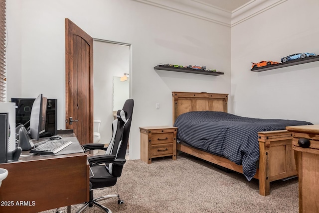 21615 E Pegasus Pkwy, Queen Creek, AZ 85142 - bedroom with carpet and crown molding