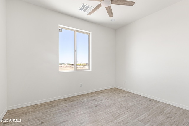 37478 W Hayes St, Tonopah, AZ 85354 - unfurnished room featuring a ceiling fan and light wood-style flooring