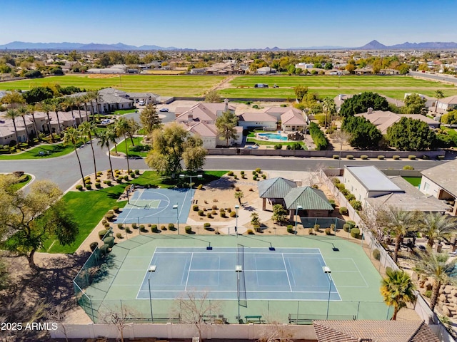 3937 E Norcroft Cir, Mesa, AZ 85215 - aerial view of residential area with a mountain backdrop