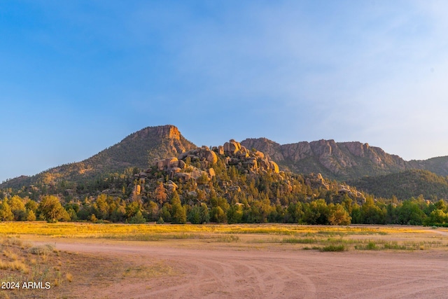 view of mountain feature