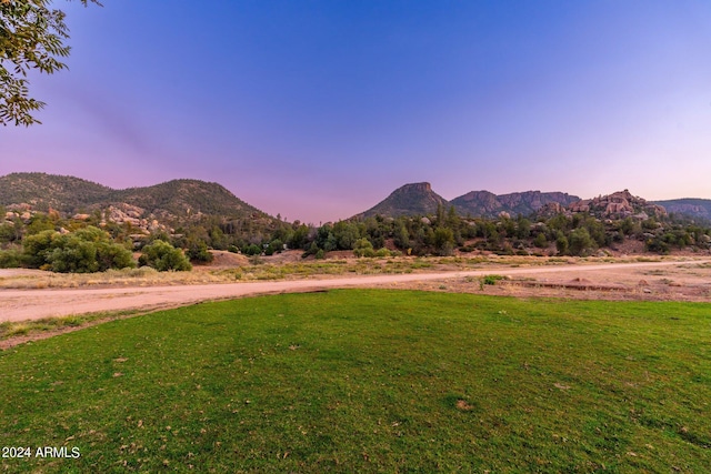 view of mountain feature