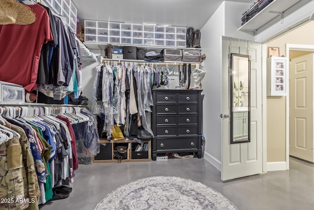 view of spacious closet