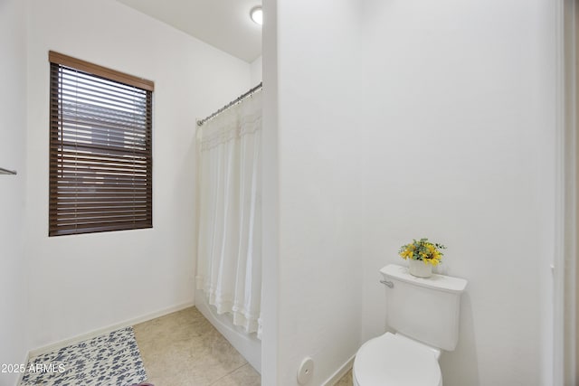 2727 S Balboa Dr, Gilbert, AZ 85295 - full bath with tile patterned flooring, toilet, and baseboards