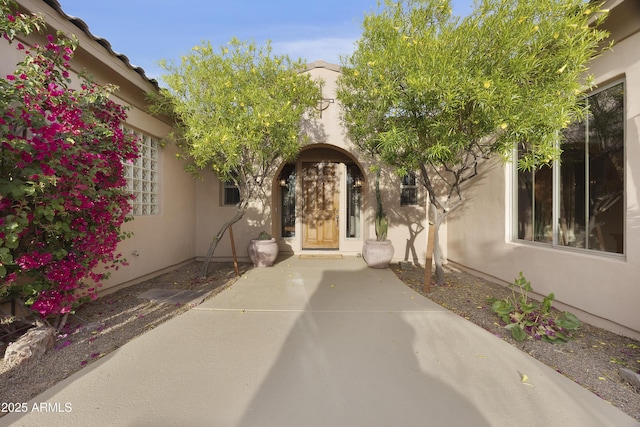 2727 S Balboa Dr, Gilbert, AZ 85295 - property entrance with stucco siding