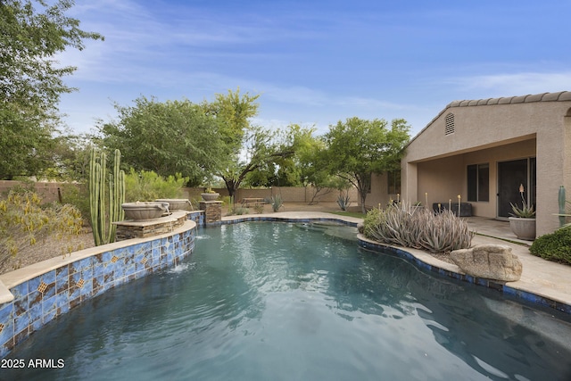2727 S Balboa Dr, Gilbert, AZ 85295 - view of swimming pool featuring a fenced backyard and a patio area