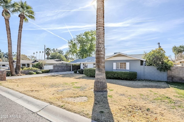 view of ranch-style house