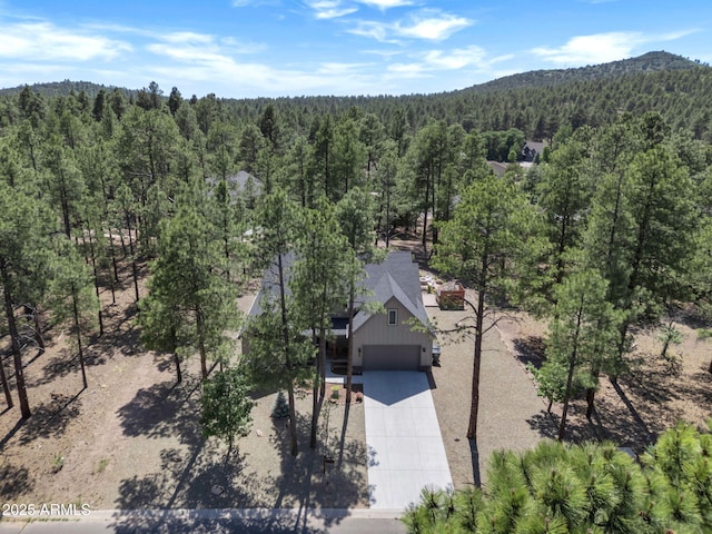 956 S Torrey Pines Dr, Williams, AZ 86046 - view of subject property with a forest and mountains