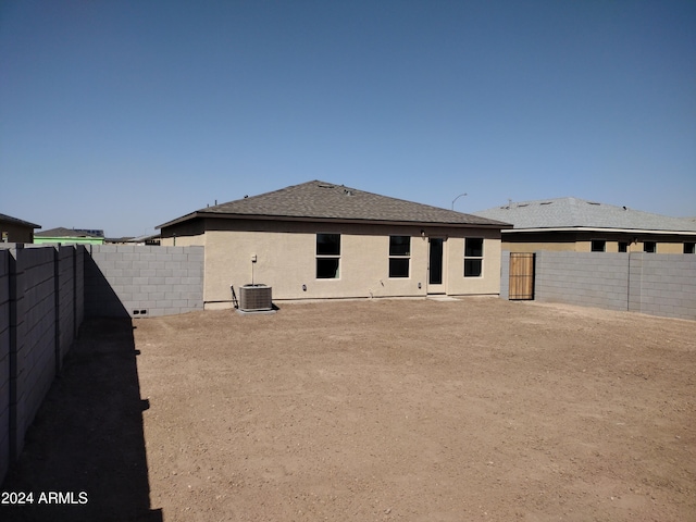 view of rear view of property